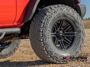 Custom Wheels (1) - Rough Country - 88 Series - Gloss Black - 17 x 8.5 / 6 x 5.5 / -12 / 4.5" 